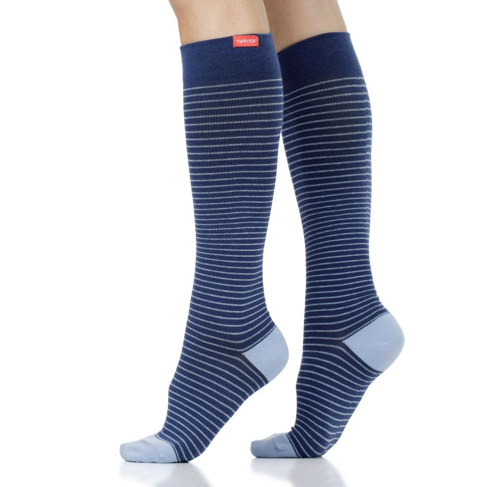 Pinstripe (Cotton Compression Socks)