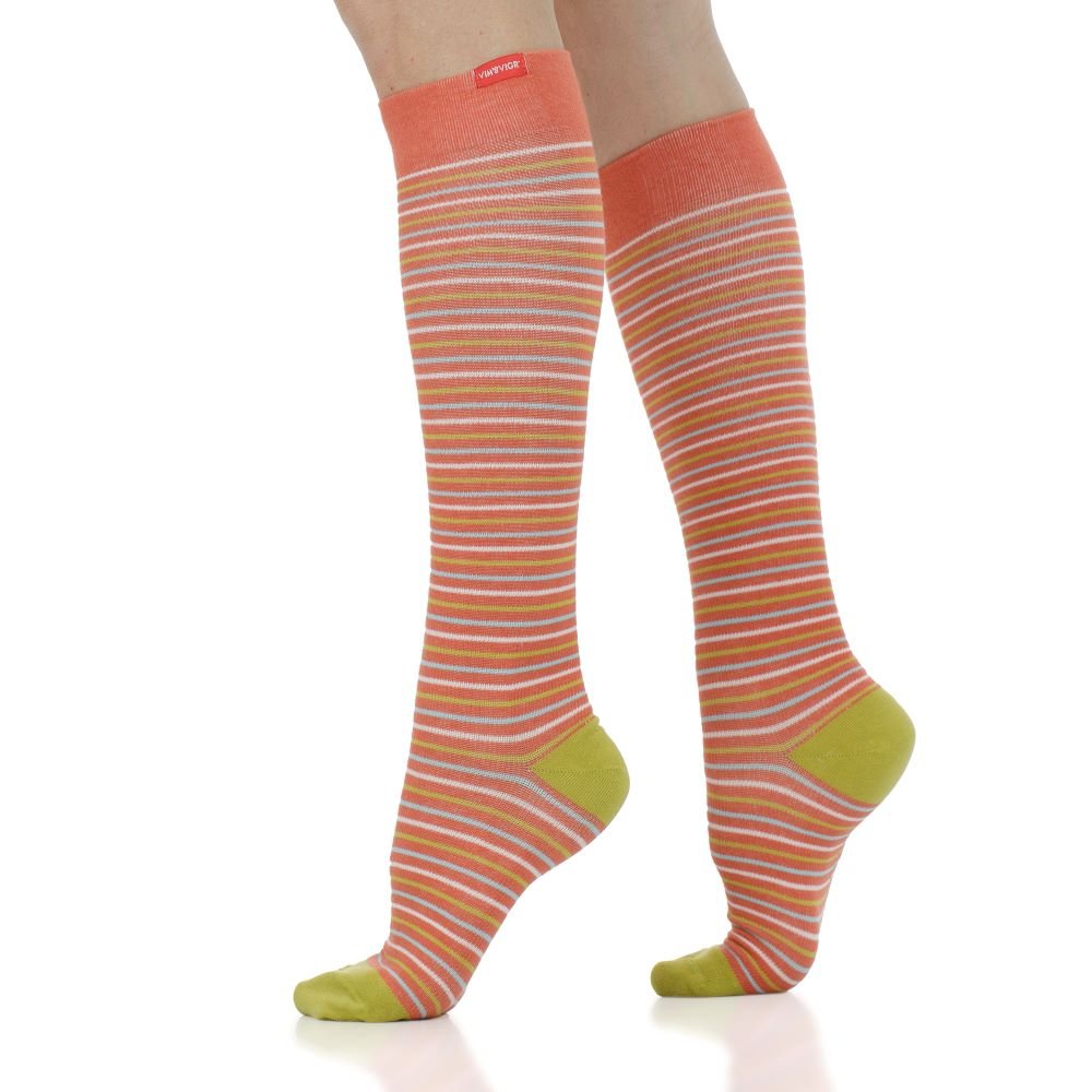 Pinstripe (Cotton Compression Socks) VIM & VIGR - AskSAMIE: Answers for Accessibility
