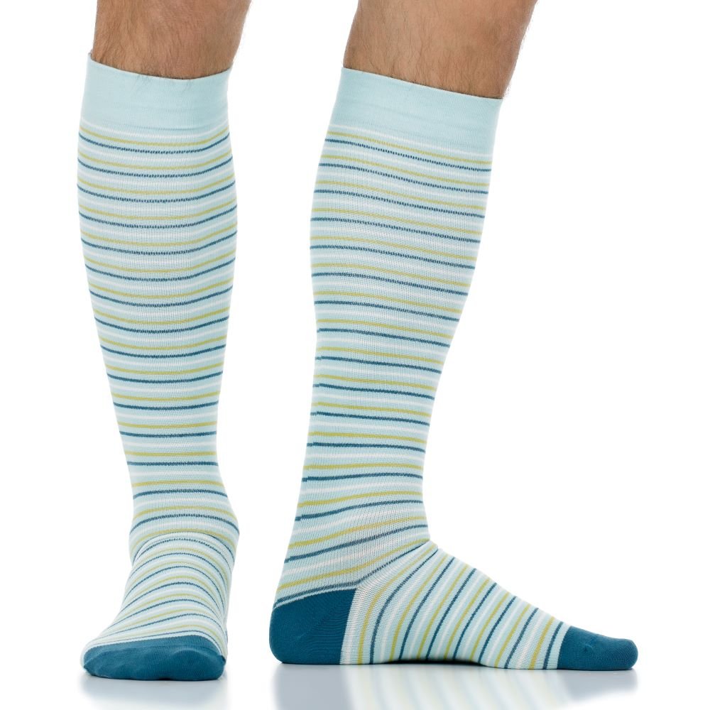 Pinstripe (Cotton Compression Socks) VIM & VIGR - AskSAMIE: Answers for Accessibility