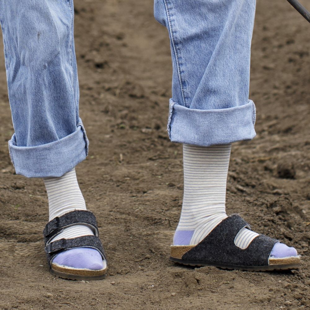 Pinstripe (Cotton Compression Socks) VIM & VIGR - AskSAMIE: Answers for Accessibility