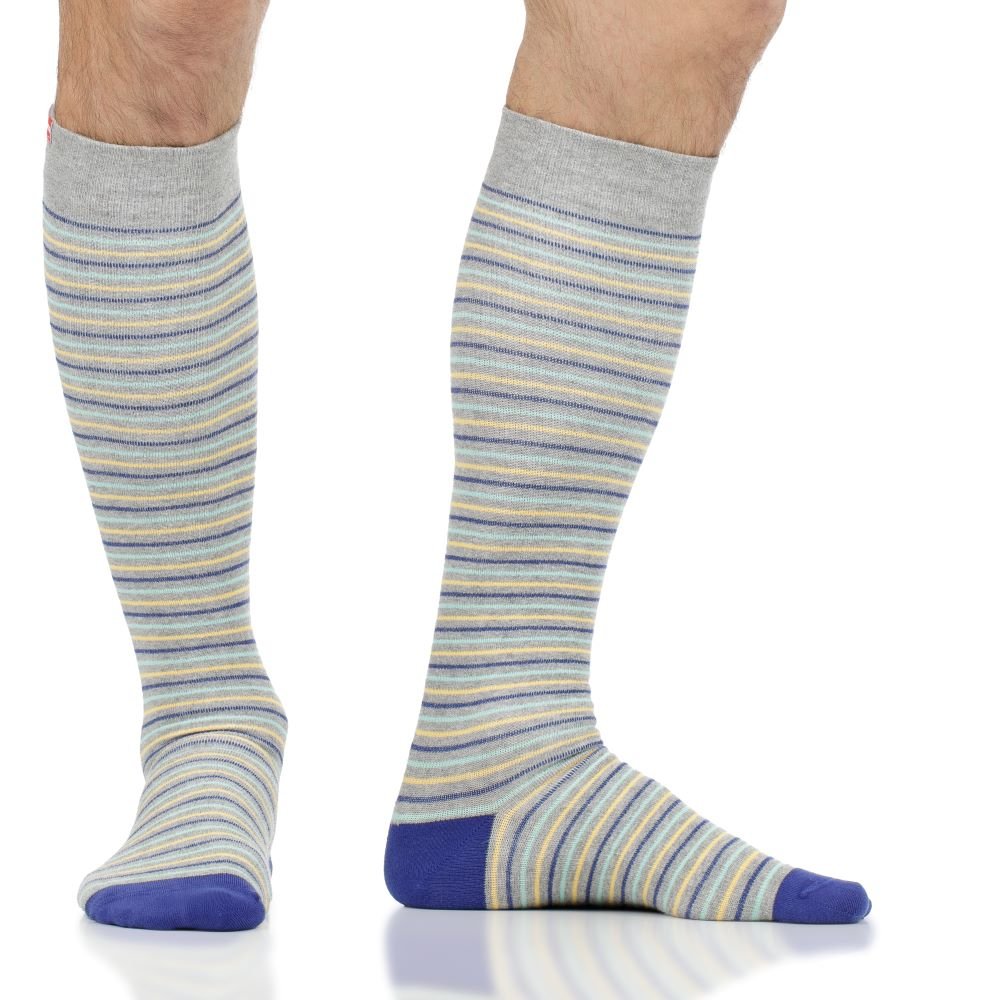 Pinstripe (Cotton Compression Socks) VIM & VIGR - AskSAMIE: Answers for Accessibility