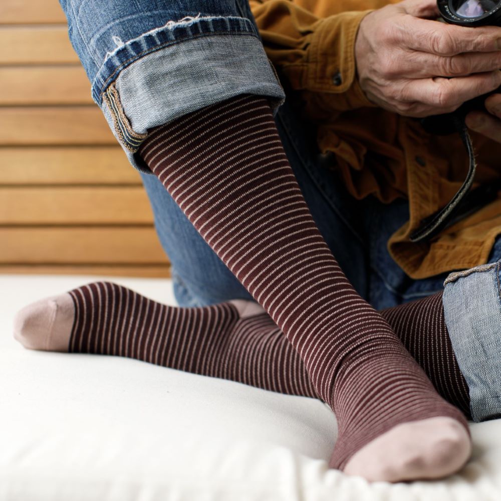 Pinstripe (Merino Wool Compression Socks) VIM & VIGR - AskSAMIE: Answers for Accessibility