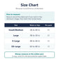 Because incontinence underwear size chart: Small/Medium fits 28 to 40 inch waist or hips, Large 38 to 50, X-Large 48 to 64, and XX-Large 64 to 80 inches