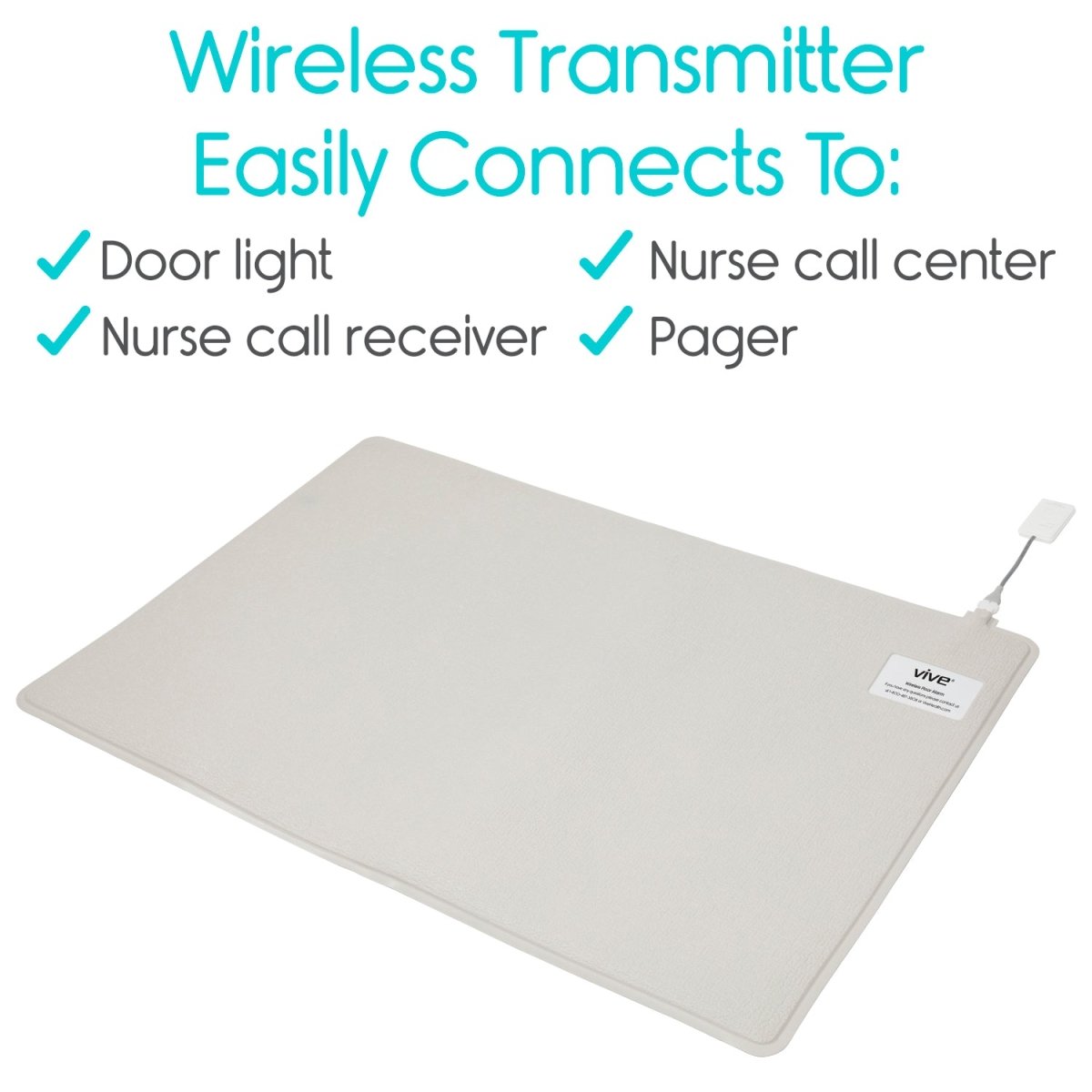 Pressure Mat With Chime Alarm For Caregivers | Deluxe - AskSAMIE: Answers for Accessibility