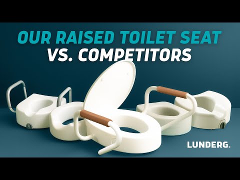 Raised Toilet Seat with Handles – Soft-Close, 3-Inch Riser for Seniors video