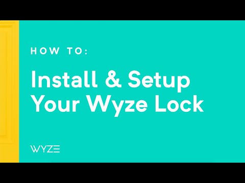 Installation video of Wyze smart lock solutions for aging in place | AskSAMIE
