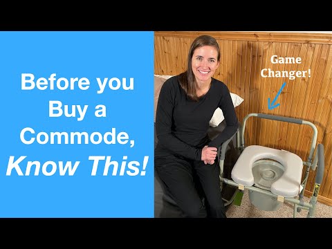 Drop Arm Bedside Commode video