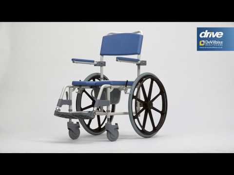 Self Propelled Commode Shower Chair video