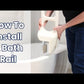 how to install tub rail handle video