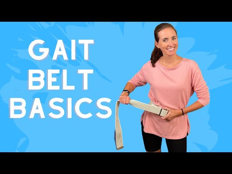 Padded transfer gait belt video