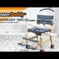 Wide Roll-In Shower Chair video