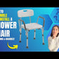 Shower Chair w/ Back & Arms video
