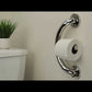 how toilet paper grab bar works video