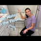 how to stop water on the floor with tub bench