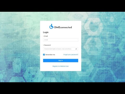 DMEconnected | Medical platform connecting medical suppliers video