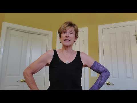 Compression Arm Sleeve for Lymphedema and Swelling - how to put on correctly video