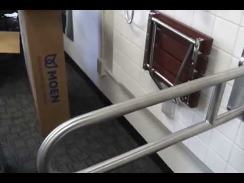 24” Fold down Grab Bar video