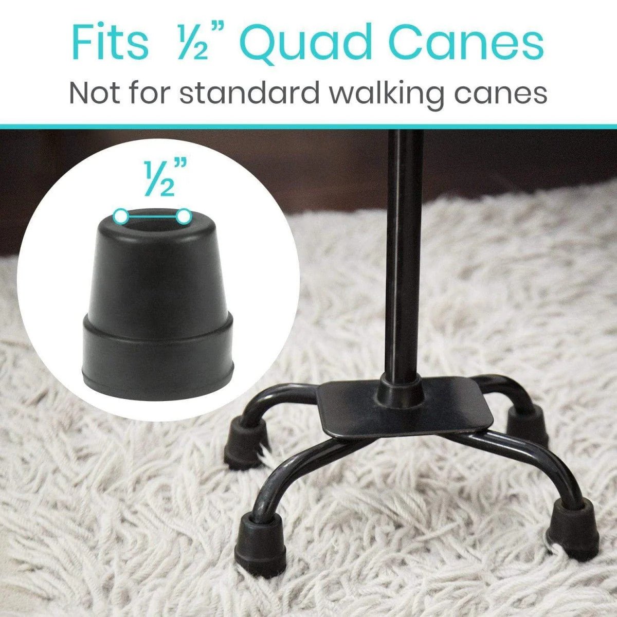 Quad Cane Replacement Tips Vive Health - AskSAMIE: Answers for Accessibility