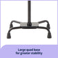 Quad Cane with Wide Base Medline - AskSAMIE: Answers for Accessibility