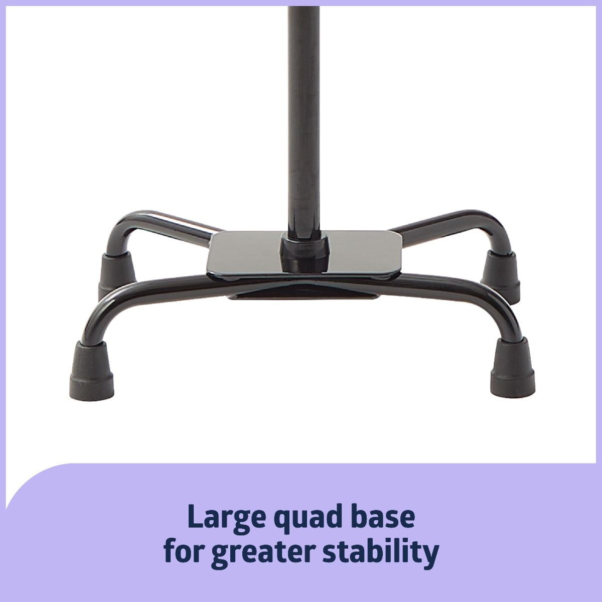 Quad Cane with Wide Base Medline - AskSAMIE: Answers for Accessibility