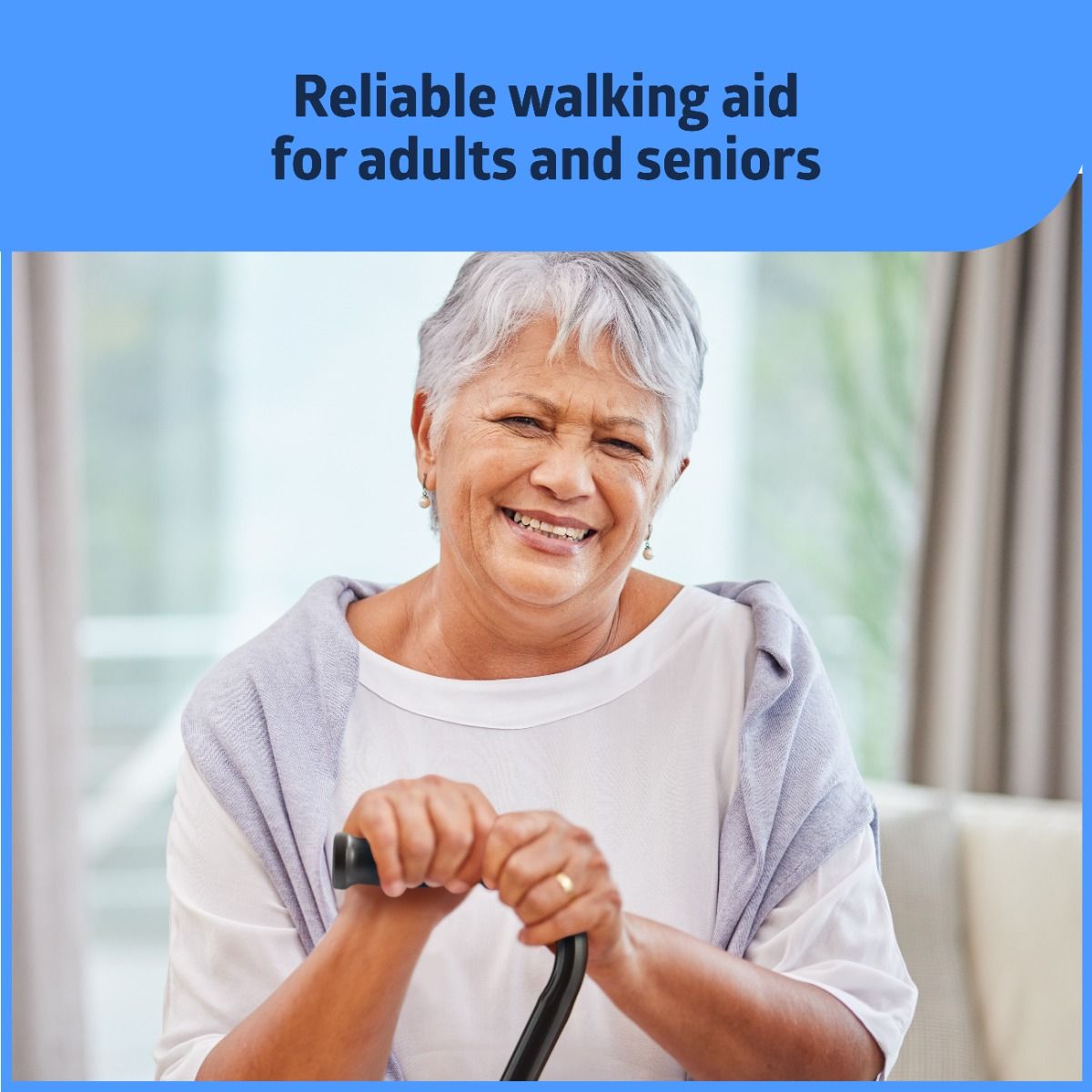 Quad Cane with Wide Base Medline - AskSAMIE: Answers for Accessibility