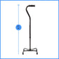 Quad Cane with Wide Base Medline - AskSAMIE: Answers for Accessibility