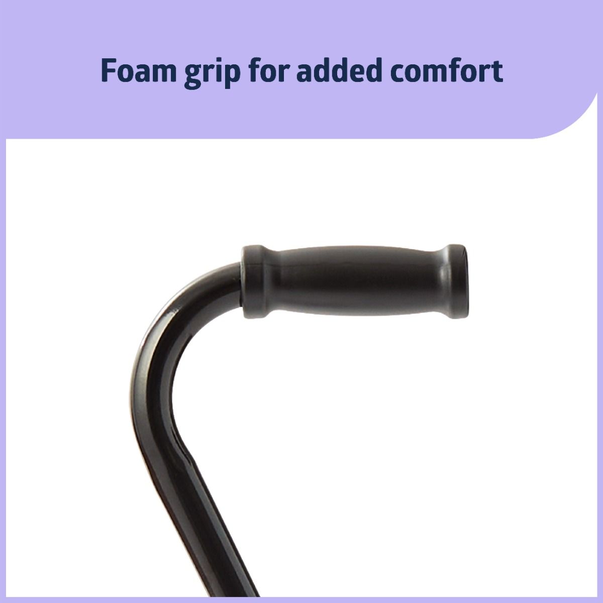 Quad Cane with Wide Base Medline - AskSAMIE: Answers for Accessibility