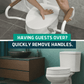 Raised Toilet Seat with Handles – Soft-Close, 3-Inch Riser for Seniors Lunderg - AskSAMIE: Answers for Accessibility