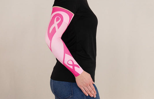 Ribbon Gradient Compression Arm Sleeve LympheDIVAs - AskSAMIE: Answers for Accessibility