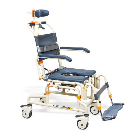Roll - In Shower Chair with Tilt | ShowerBuddy SolutionBased - AskSAMIE: Answers for Accessibility