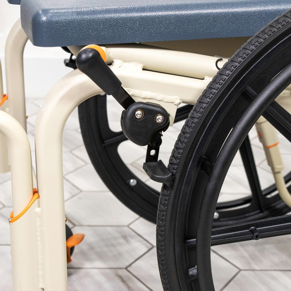 Roll - In Shower Wheelchair | ShowerBuddy SBC6 SolutionBased - AskSAMIE: Answers for Accessibility