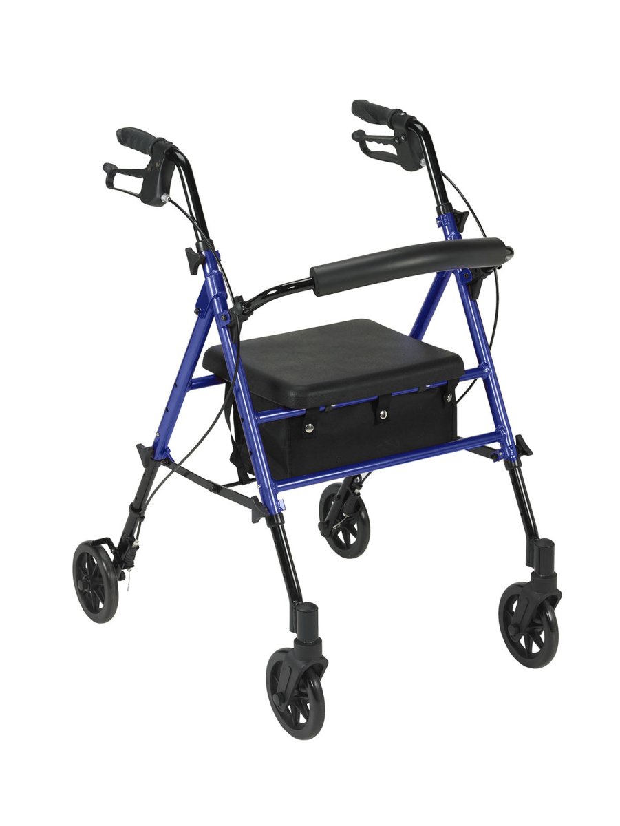Rollator with 6" Wheels Fabrication Enterprises Inc - AskSAMIE: Answers for Accessibility