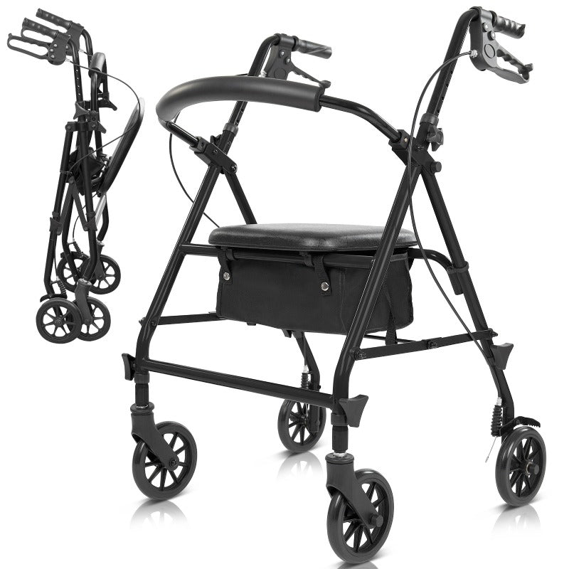 Rollator with 6" Wheels Vive Health - AskSAMIE: Answers for Accessibility