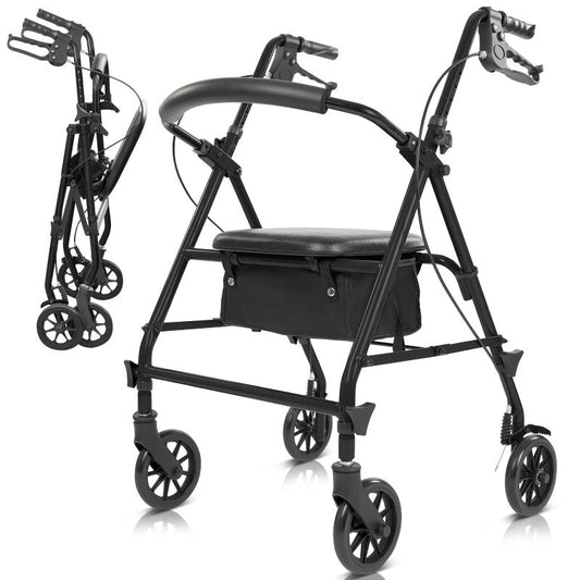 Rollator with 6" Wheels Vive Health - AskSAMIE: Answers for Accessibility