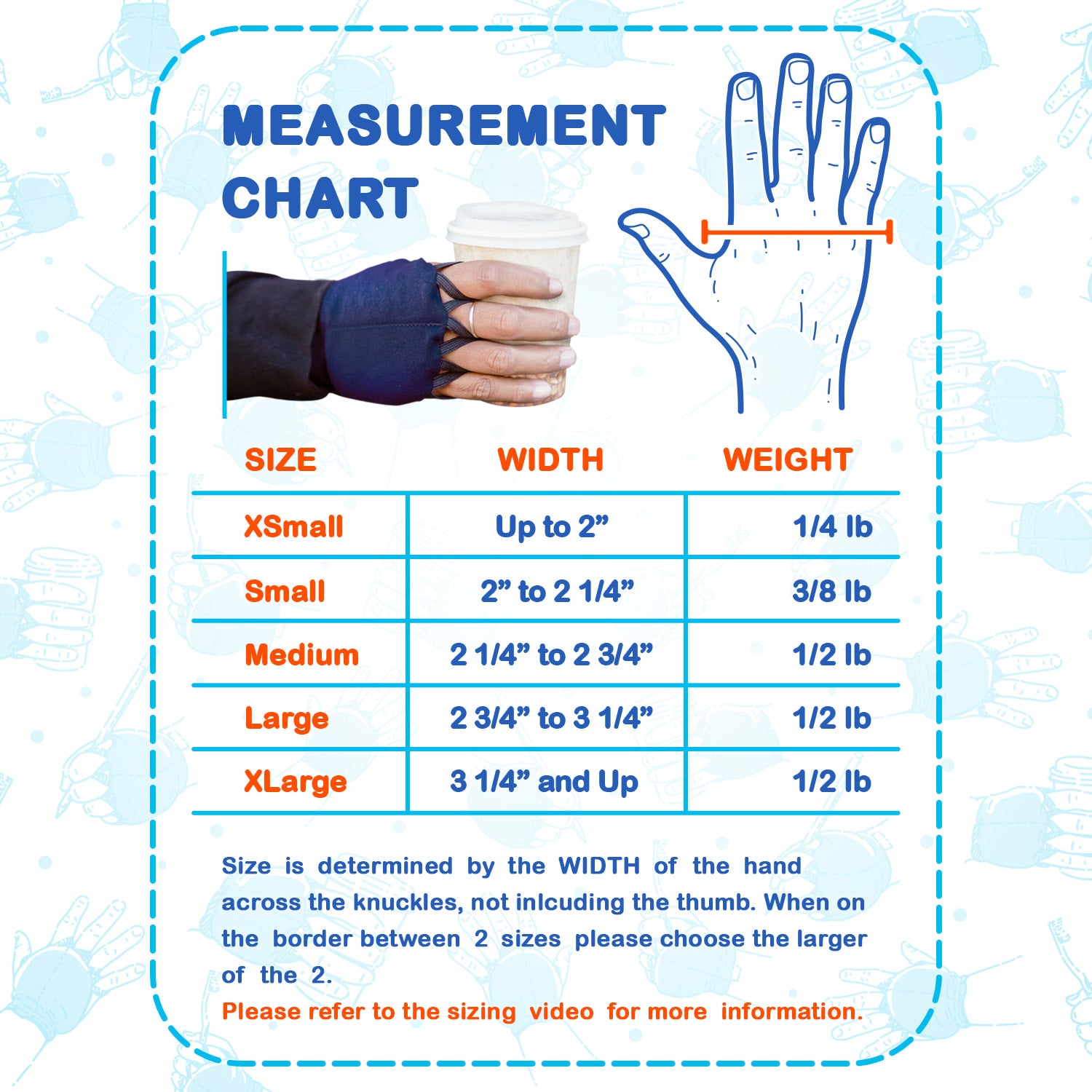 Hand Weight in use