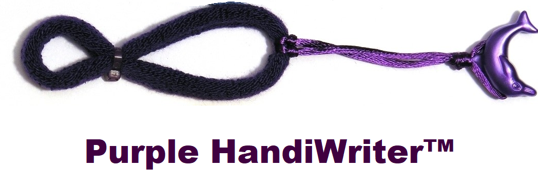 HandiWriter - Purple w/ Purple Dolphin