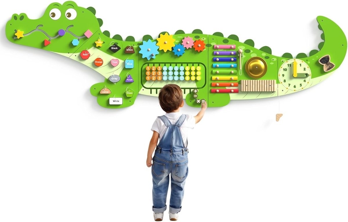 Sensory Busy Board (Big Crocodile) AskSAMIE - AskSAMIE: Answers for Accessibility
