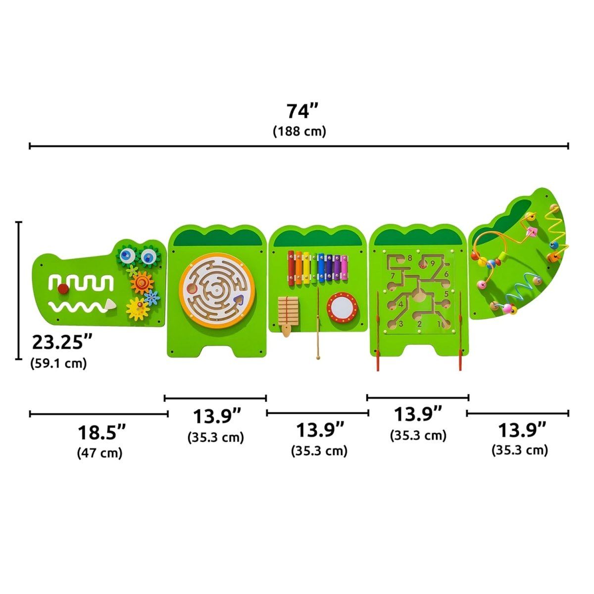 Sensory Busy Board (Big Crocodile) AskSAMIE - AskSAMIE: Answers for Accessibility