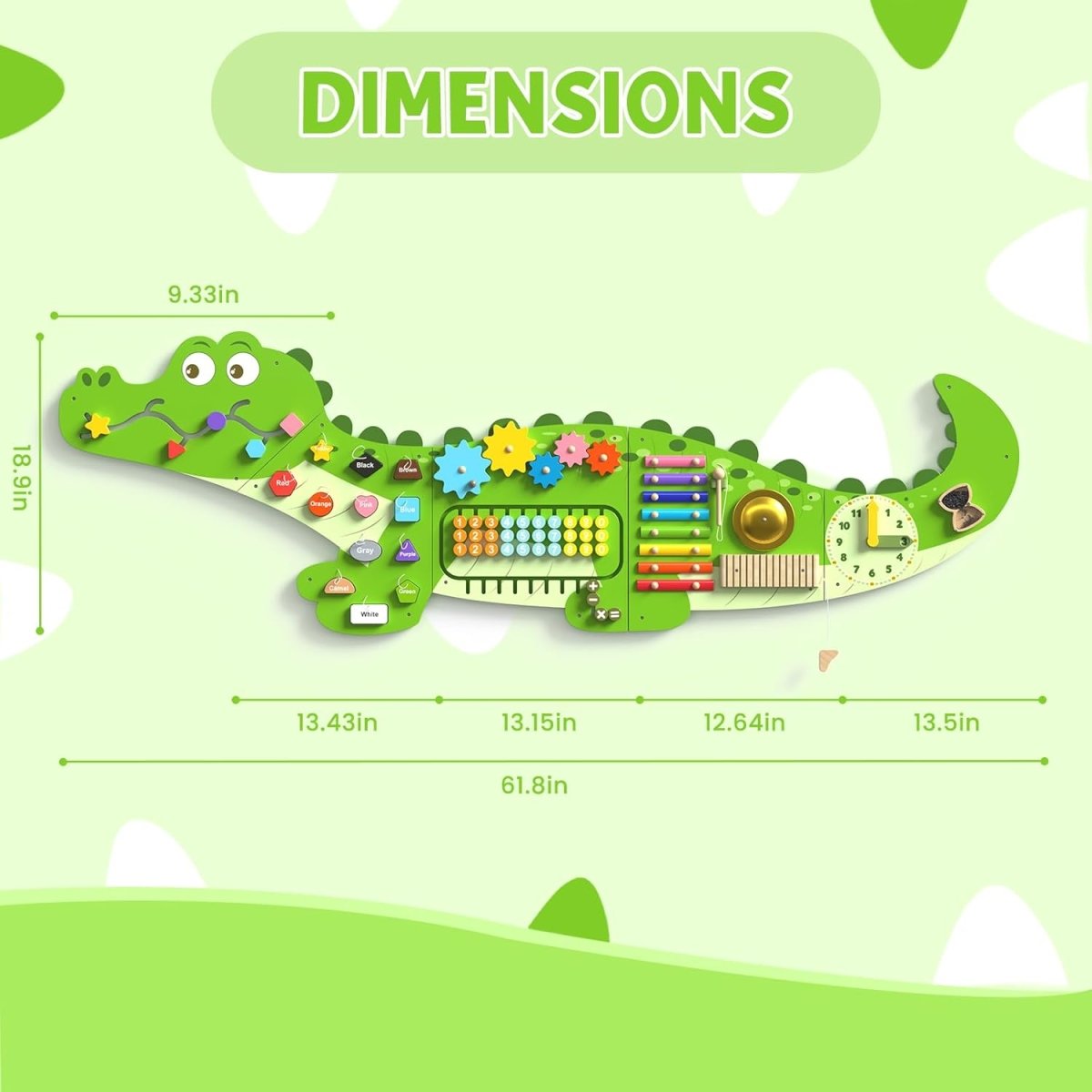 Sensory Busy Board (Big Crocodile) AskSAMIE - AskSAMIE: Answers for Accessibility