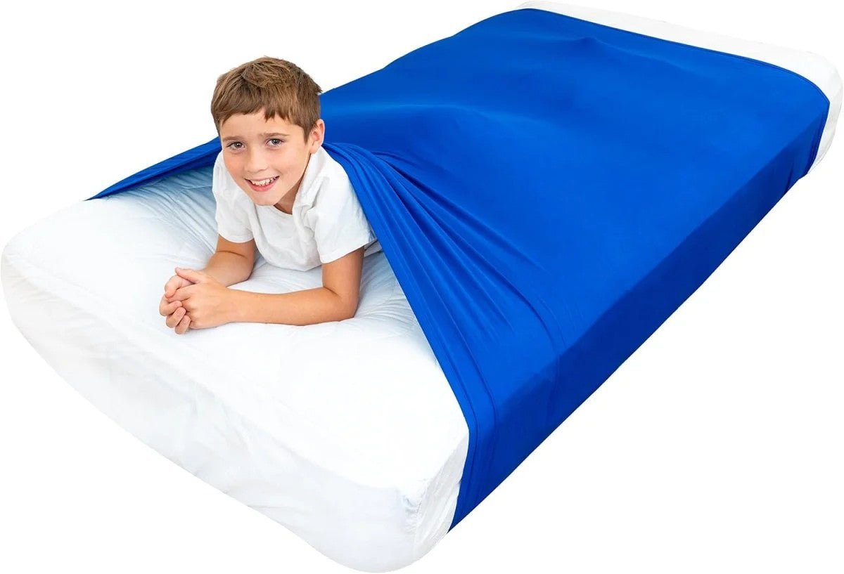 Sensory Compression Bed Sheet for Kids AskSAMIE: Answers for Caregiving - AskSAMIE: Answers for Accessibility