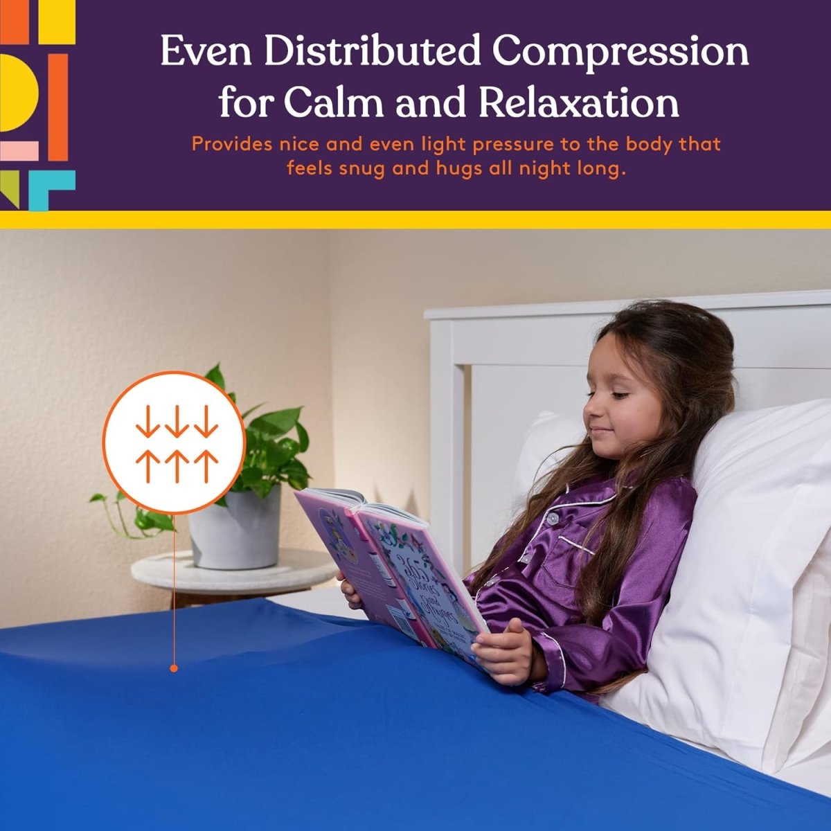 Sensory Compression Bed Sheet for Kids AskSAMIE: Answers for Caregiving - AskSAMIE: Answers for Accessibility