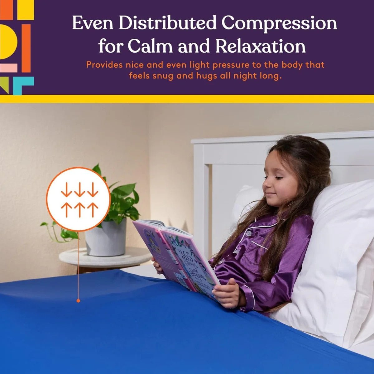 Sensory Compression Bed Sheet for Kids AskSAMIE: Answers for Caregiving - AskSAMIE: Answers for Accessibility