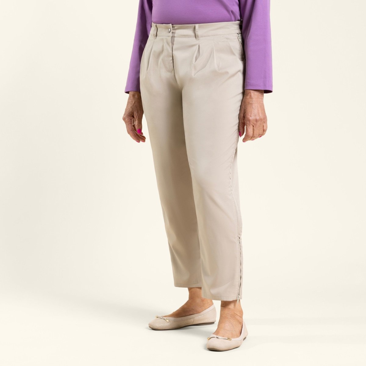 Signature Side - Zip Dress Pants for Women Joe & Bella - AskSAMIE: Answers for Accessibility