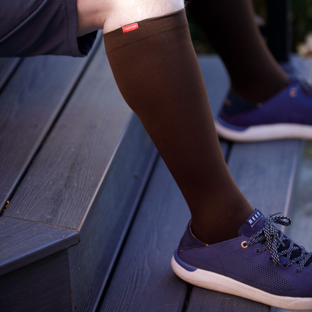 Solid (Moisture - Wick Nylon Compression Socks) VIM & VIGR - AskSAMIE: Answers for Accessibility