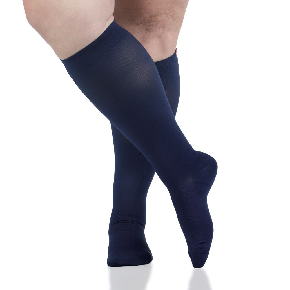 Solid (Moisture - Wick Nylon Compression Socks) VIM & VIGR - AskSAMIE: Answers for Accessibility