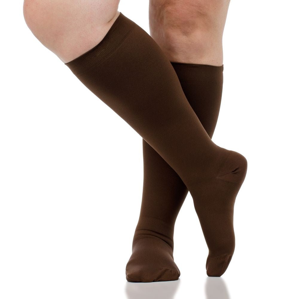 Solid (Moisture - Wick Nylon Compression Socks) VIM & VIGR - AskSAMIE: Answers for Accessibility