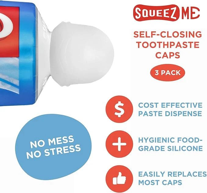 SqueezeMe Self Closing Toothpaste Cap AskSAMIE: Answers for Caregiving - AskSAMIE: Answers for Accessibility