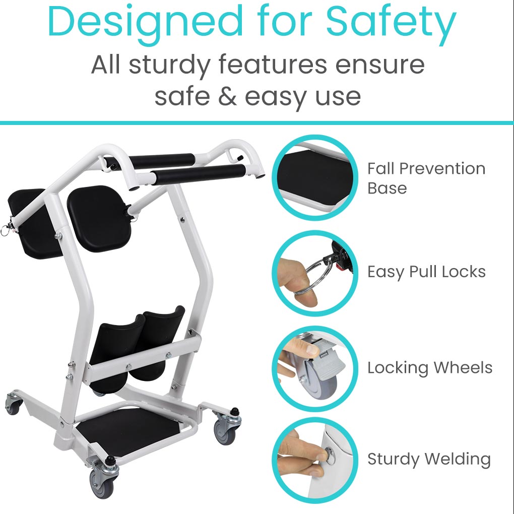 Stand Assist Transport Lift | Sara Steady alternative Vive Health - AskSAMIE: Answers for Accessibility