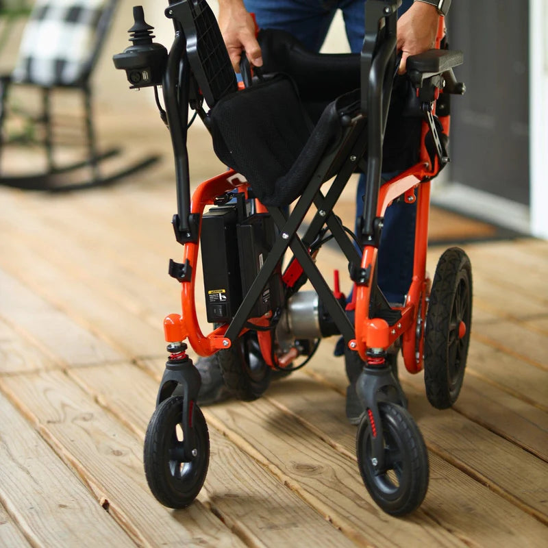 Lightweight Folding Power wheelchair folded from AskSAMIEfrom AskSAMIE