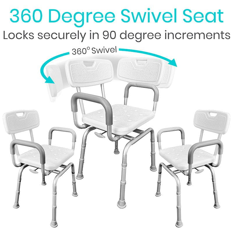 Swivel Shower Chair Vive Health - AskSAMIE: Answers for Accessibility